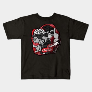 fnf madness combat Deimos and sanford graffiti Kids T-Shirt